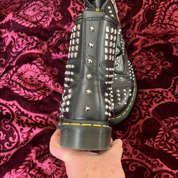 Dr Martens Studded Black Boots Women’s 9 - Picture 3 of 8